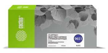 

Картридж Cactus CS-EPT9651 черный (187мл) для Epson WorkForce Pro WF-M5299DW/M5799DWF, CS-EPT9651