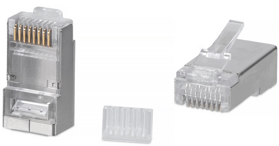 

Коннектор Cabeus 8P8C-SH-C6-TWP RJ-45 под витую пару, категория 6 (50 µ"/ 50 микродюймов), экранированный, универсальный (для одножильного и многожиль, 8P8C-SH-C6-TWP