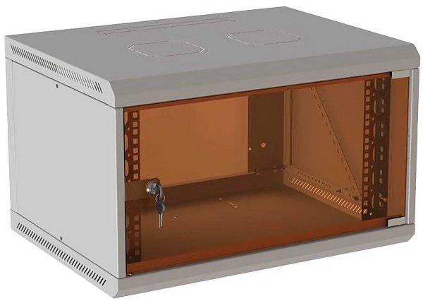 

Шкаф настенный 19", 6U SUPRLAN ТВЛ-6U-600-350-СР 05-1060 коммутационный 6U 600x350мм пер.дв.стекл направл.под закл.гайки 70кг RAL 7035 металл, ТВЛ-6U-600-350-СР