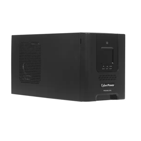 

Источник бесперебойного питания CyberPower PR3000ELCDSL line-Interactive 3000VA/2700W USB/RS-232/EPO/SNMPslot (8 IEC С13, 1 IEC C19), PR3000ELCDSL