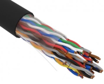 

Кабель витая пара U/UTP 5e кат. 25 пар Rexant 01-1122-R PE, 25PR, 24AWG, OUTDOOR, SOLID, черный, 305м, РФ REXANT, 01-1122-R