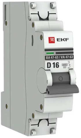 фото Автоматический выключатель  EKF mcb4763-6-1-16D-pro в Челябинске