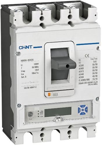 Изображение товара Автоматический выключатель CHINT 271381 3 полюса литой корпус защита