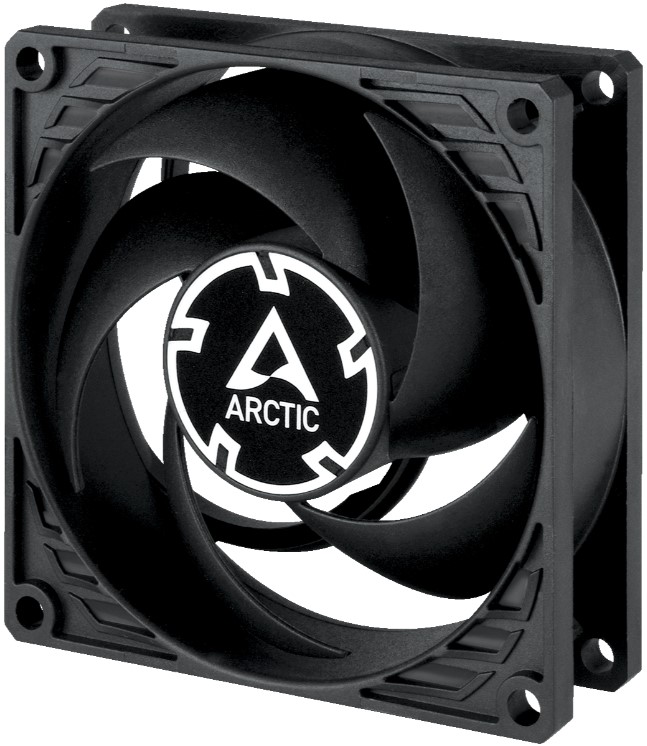 

Вентилятор для корпуса ARCTIC P8 Max Black ACFAN00286A 80x80x25mm, 5000rpm, 40CFM, 4-pin PWM, black, retail, P8 Max Black