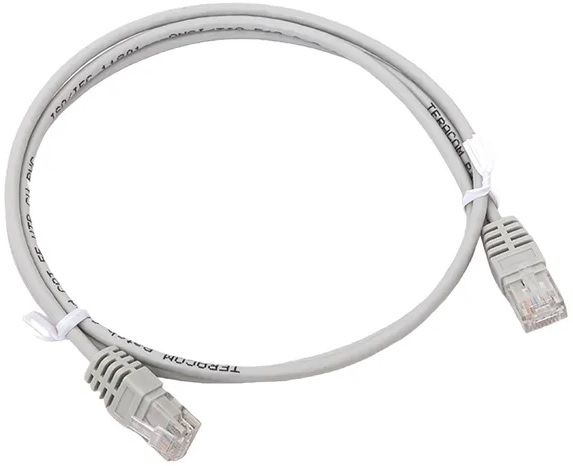 

Кабель патч-корд EKF TRC-5EUTP-PVC-1M-GY TERACOM Cat.5E (1Гбит/с) неэкран. UTP PVC серый (1м), TRC-5EUTP-PVC-1M-GY