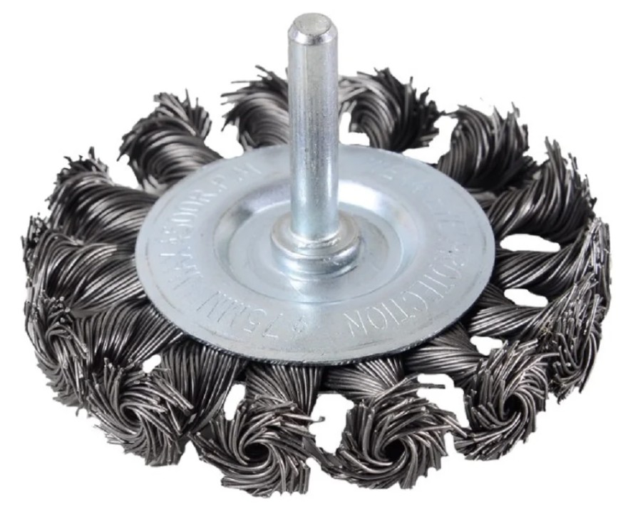 

Щетка Вихрь 73/1/3/47 для дрели плоская, крученая, 75 мм, 73/1/3/47