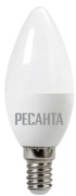 фото Лампа светодиодная  Ресанта LL-R-C37-6W-230-3K-E14