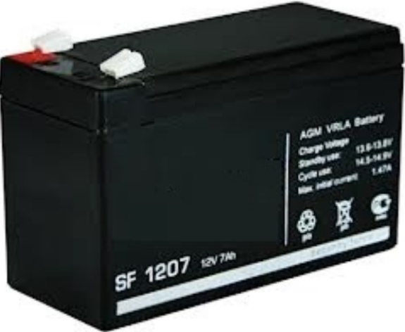 Изображение товара Аккумулятор PERCo Pb 12В 7А/ч герметичный для систем безопасности