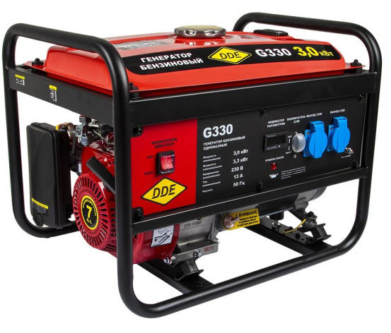 Изображение товара G330 - бензиновый генератор, 3 кВт, 1ф, 15 л