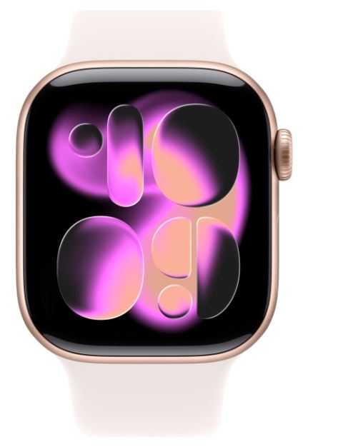 

Часы Apple Watch Series 11 GPS 42mm MEU04 Rose Gold Aluminium Light Blush Sport Band S/M, Watch Series 11 GPS 42mm