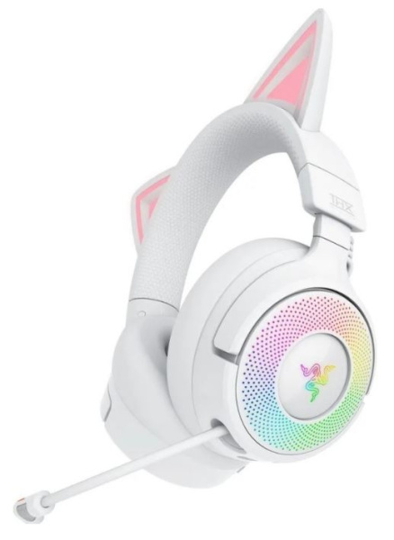 Изображение товара Беспроводные наушники Razer Kraken Kitty V3 Pro с микрофоном и регулятором громкости