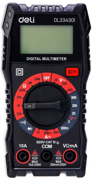 фото Мультиметр цифровой Deli DL334301 в Волгограде