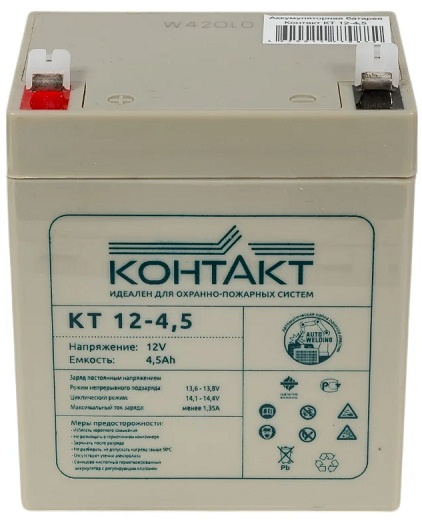 Изображение товара Батарея аккумуляторная КОНТАКТ КТ 12-4,5