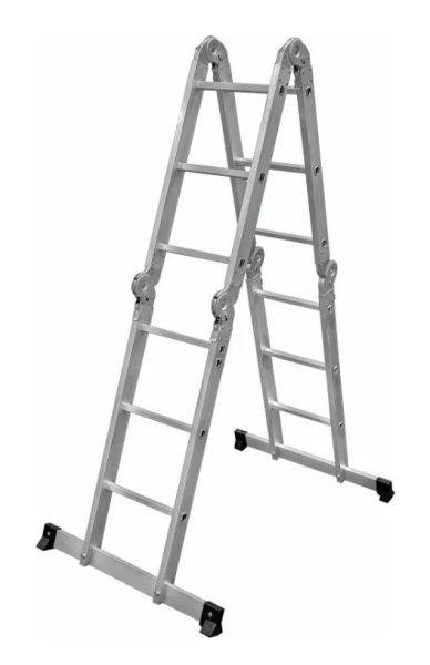 Изображение товара Лестница трансформер Олимп 2340403A алюминиевая складная 3 секции