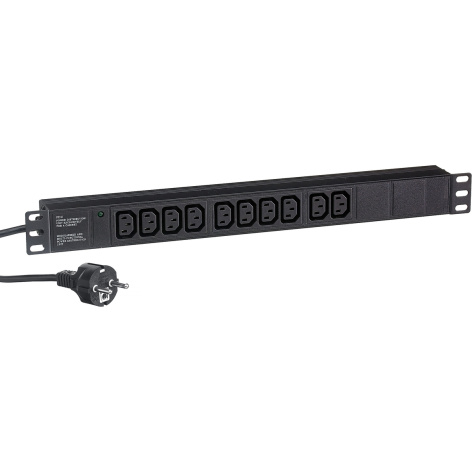 фото Блок розеток 19", 10 розеток Exegate ServerPro PDU-19H005 Al-10C13-EU3CU в Уфе