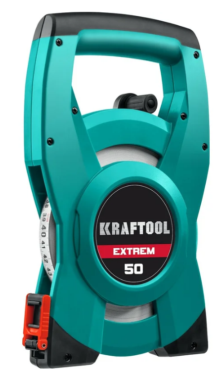 

Лента Kraftool Extrem 34185-50 Kraftool геодезическая стальная мерная 50м., Extrem