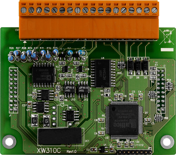 

Плата расширения ICP DAS XW310C CR 4-channel Differential/8-channel Single-Ended A/D (0 ~ 20 mA), 2-channel D/A (0 ~ 20 mA),, XW310C CR