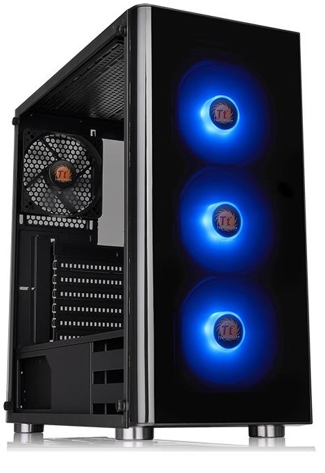 

Корпус ATX Thermaltake V200 TG RGB CA-1K8-00M1WN-01 черный, без БП, с окном, 2xUSB 2.0, USB 3.0, Audio, V200 TG RGB