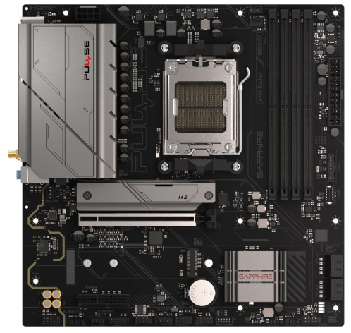 Изображение товара Материнская плата Sapphire B850M PULSE WIFI для игровых систем в формате mATX