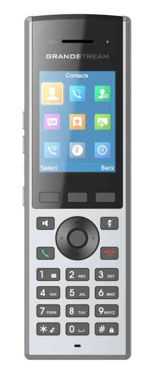 

Трубка телефонная Grandstream DP730 DECT для DP750, DP752 c зарядным стаканом, 10 SIP аккаунтов, цветной дисплей 2,4", 40 часов в режиме разговора, 50, DP730