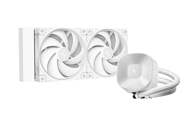 Изображение товара Система охлаждения Deepcool LE240 V2 PURE WHITE с ARGB, 240 мм радиатор, белый цвет