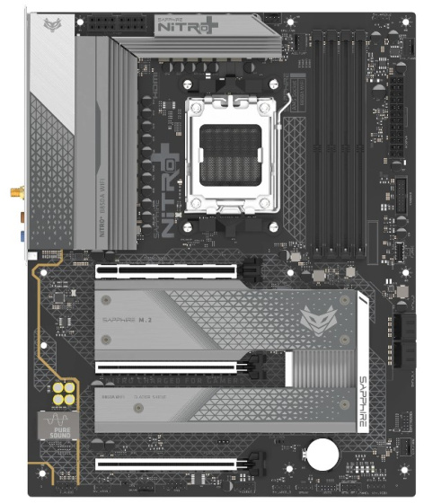 Изображение товара Материнская плата Sapphire B850A NITRO+ WIFI7 для AMD AM5 ATX