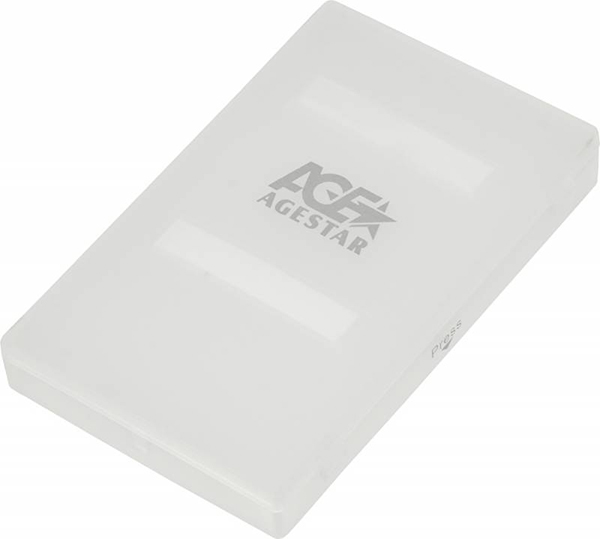 

Внешний корпус AgeStar SUBCP1 для HDD/SSD SATA 6Gb/s 2.5", пластик, белый, SUBCP1