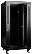фото Шкаф напольный 19", 22U  Cabeus SH-05C-22U60/60-BK