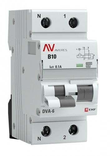 фото Автомат дифференциальный EKF rcbo6-1pn-10B-100-a-av в Красноярске