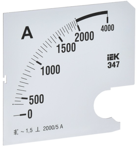Изображение товара Шкала IEK IPA20D-SC-2000 сменная для измерительных приборов