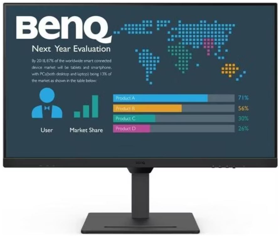 

Монитор 23,8" BenQ BL2490 1920x1080 LED, 16:9, IPS, 250cd, 1300:1, 5ms, 178/178, 2*HDMI, DP, audio, 100Hz, Speakers, tilt, VESA 100x100, black, BL2490
