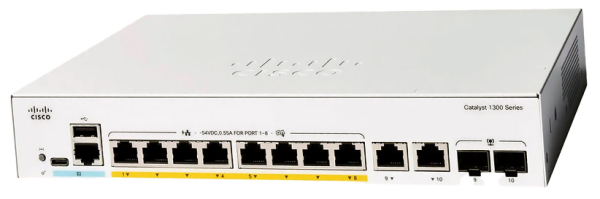 Изображение товара Коммутатор Cisco Catalyst 1300 управляемый L3 с маршрутизацией и управлением
