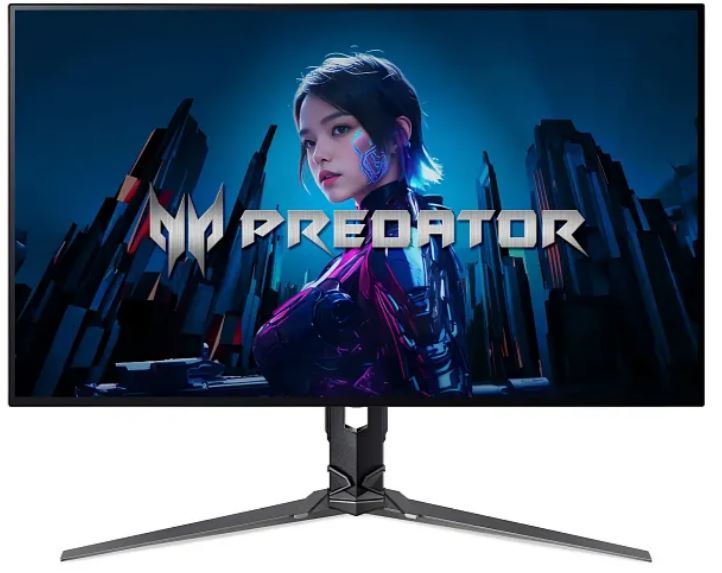 

Монитор 31,5" Acer Predator X32X3bmiiphuzx UM.JXXCD.301 3840x2160, 16:9, OLED, UHD, 275cd, 0,01/0,03ms, 240Hz, HDMI, DP, USB, USB-C, SPK, HAS, Predator X32X3bmiiphuzx