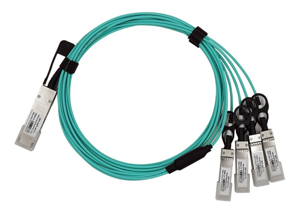 Изображение товара Кабель LR-LINK LRAOC-QSFP+-4SFP+-3M активный оптический кабель 3 метра