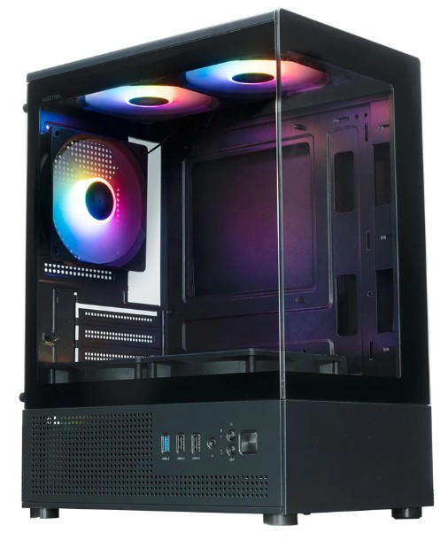 

Корпус mATX Xastra Q300M 5FRGB Black без БП, 2*USB 2.0, USB 3.0, Q300M 5FRGB Black