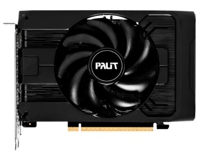 

Видеокарта PCI-E Palit GeForce RTX 5050 STORMX (NE65050019P1-GB2070F) 8GB GDDR6 128bit 5nm 2572/20000MHz HDMI 3*DP, GeForce RTX 5050 STORMX (NE65050019P1-GB2070F)