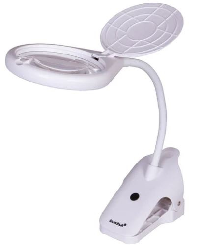 Изображение товара Лупа Levenhuk Zeno Desk D19 с бифокальной линзой и подсветкой