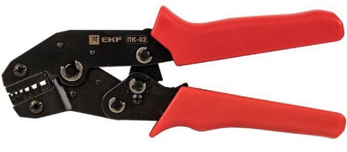 

Пресс-клещи EKF pk-02-mas ПК-02 ( 0.25-6.0 мм2 НШвИ НШв) Master, pk-02-mas
