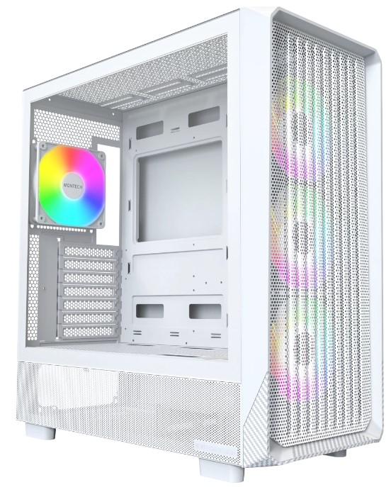 

Корпус ATX Montech X5 White без БП, USB 2.0, USB 3.0, X5 White