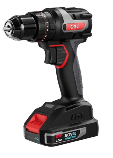 Изображение товара Дрель - шуруповерт Deli DE-CZ20-2