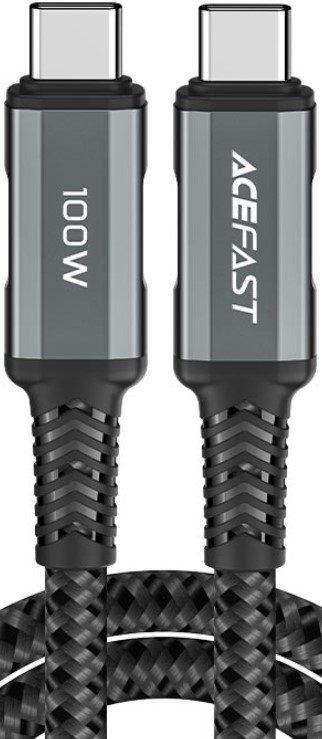 Кабель ACEFAST C4-03 USB Type-C/USB Type-C, 100W, 2м, серый космос