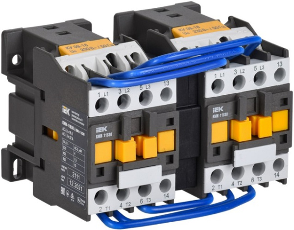 Изображение товара Контактор IEK KKM13-018-230-20-1 для электродвигателей и нагрузок