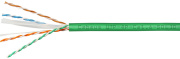 фото Кабель витая пара U/UTP 6 кат. 4 пары  Cabeus UTP-4P-Cat.6-SOLID-LSLTx-GN-25