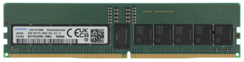 Модуль памяти DDR5 32GB Samsung M321R4GA3PB0-CWM PC5-44800 5600MHz CL46 1.1V ECC REG