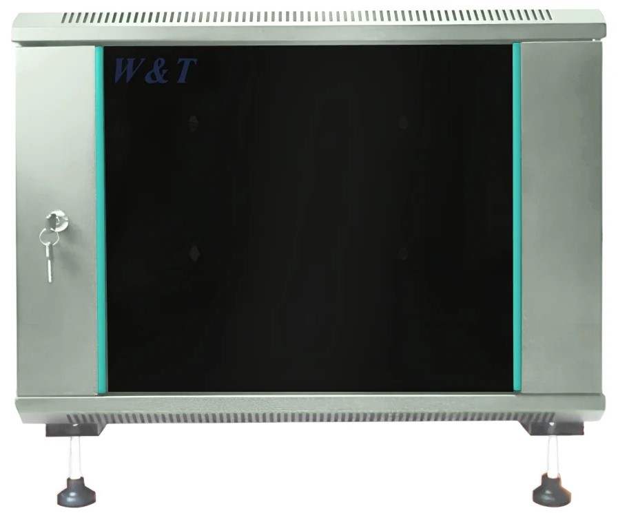 

Шкаф W&T C096080GWTWOF 600x800mm серый, дверь стекло, без вентилятора (W&T), C096080GWTWOF