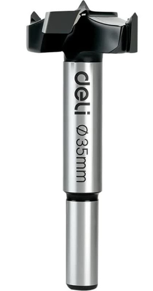 Изображение товара Профессиональное сверло для дерева Deli DH-MKK035-E1 35 мм с карбидными напайками