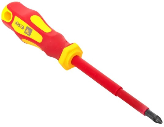 Изображение товара Диэлектрическая отвертка EKF pz-2-100-mas-in с магнитным наконечником