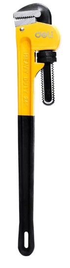 

Ключ Deli DL2548 трубный Стиллсона 1085мм, максимальное открытие 141мм, Cr-Mo + углеродистая сталь, DL2548