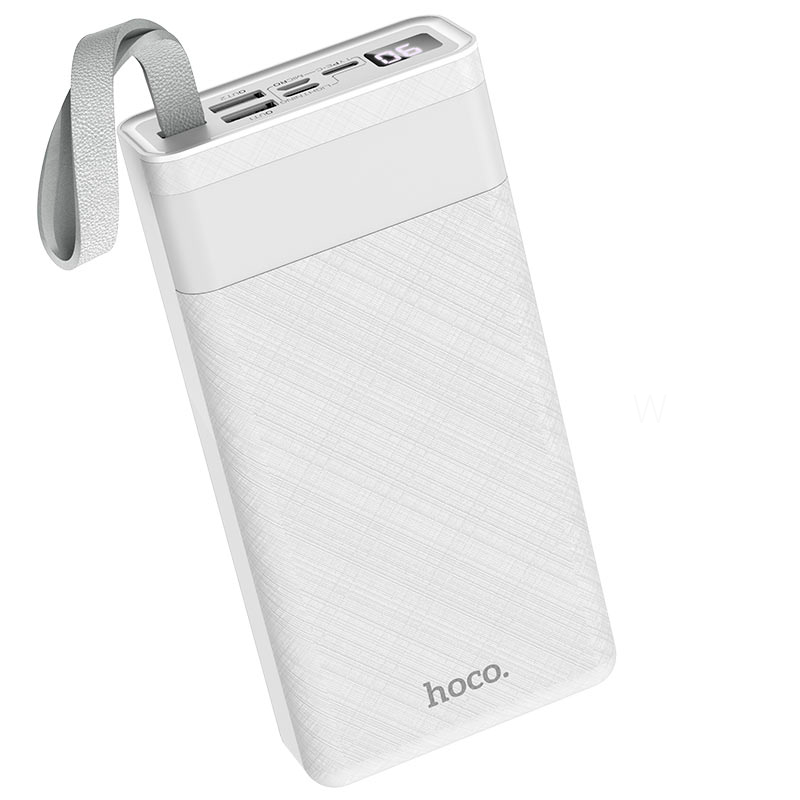 

Аккумулятор внешний Hoco J73 6931474739421 30000mAh, 2A, белый, J73