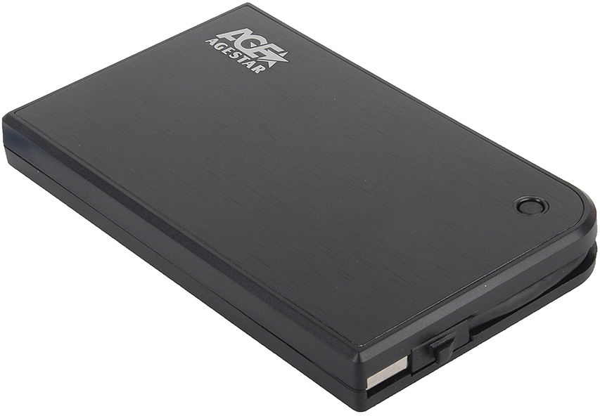 

Внешний корпус для HDD SATA 2.5” AgeStar 3UB2A14 (BLACK) для HDD/SSD SATA 6Gb/s 2.5", USB 3.0, алюминий/пластик, черный, 3UB2A14 (BLACK)